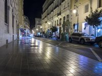 Valencia, Spain: City Architecture at Night