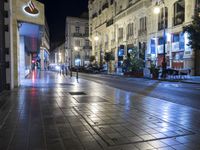 Valencia, Spain: City Architecture at Night