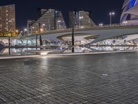 Valencia Spain: Night Modern Architecture 004