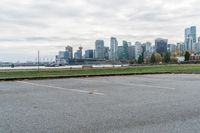 Vancouver Parking Lot: Asphalt Grey Sky 002