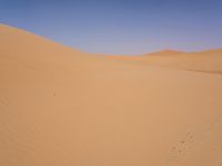 A Vast Erg in Marocco: Sand Dunes Shaped by the Wind