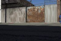 Vibrant Cityscape on a Clear Day with Murals