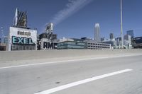 Vibrant Cityscape: Skyscrapers and Highways