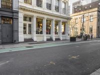 A Vibrant Day in Manhattan: Colorful Storefronts
