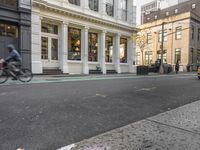 A Vibrant Day in Manhattan: Colorful Storefronts