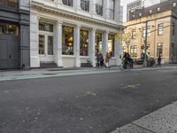 A Vibrant Day in Manhattan: Colorful Storefronts