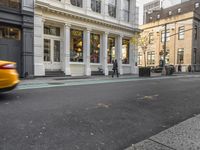 A Vibrant Day in Manhattan: Colorful Storefronts