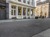 A Vibrant Day in Manhattan: Colorful Storefronts