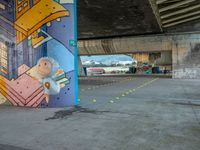 Vibrant Graffiti Wall in Taipei, Asia