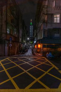 Vibrant Night Scene in Taipei City