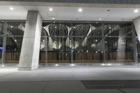 Night View of New York City Architecture