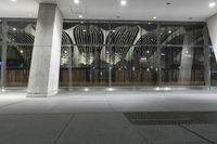 Night View of New York City Architecture