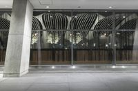 Night View of New York City Architecture