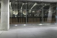 Night View of New York City Architecture