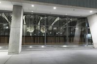 Night View of New York City Architecture