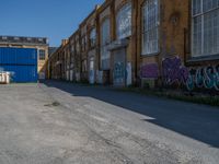 Warehouse Shadows: Berlin's Industrial Hinterhof