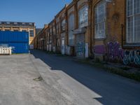 Warehouse Shadows: Berlin's Industrial Hinterhof