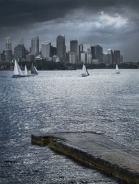 Water Resources in a Cityscape, Daytime