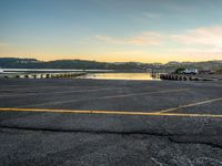 Dawn in Wellington: Pier by the Ocean