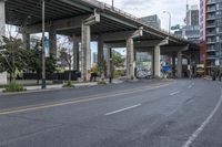 Wet Day in the City: Modern Architecture Bridge