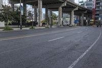 Wet Day in the City: Modern Architecture Bridge