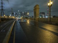 Wet and Gloomy Evening in Los Angeles