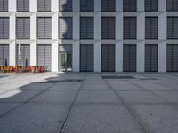 White Facade with Window Pattern in Berlin