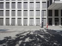 White Facade with Window Pattern in Berlin