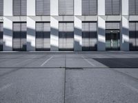 White Facade with Window Pattern in Berlin