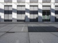 White Facade with Window Pattern in Berlin