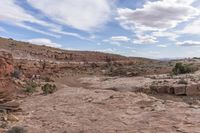 Utah's Wilderness: Escarpments and Cloud-Covered Mountains