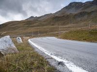 Winding Road Through Austria's Rural Landscape