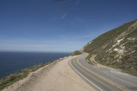 A Winding Road Along the Pacific Coast Highway