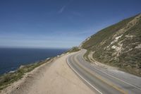 A Winding Road Along the Pacific Coast Highway