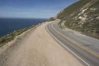 A Winding Road Along the Pacific Coast Highway