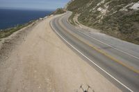 A Winding Road Along the Pacific Coast Highway