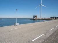 Windmill by the Lake in Holland