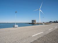 Windmill by the Lake in Holland