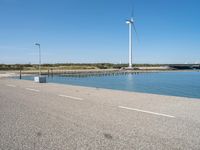 Windmills in the Netherlands: A Picturesque Landscape Under a Clear Sky