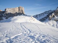 Winter in the Alps: Snow-Covered Mountains of Switzerland