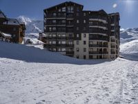 Winter Architecture: A Mountain View