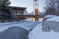 Winter Architecture in Ontario City