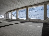 Winter Architecture in Switzerland with Mountain View 005
