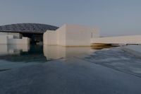 Winter Architecture in UAE: Dawn at the Louvre