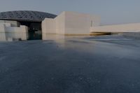Winter Architecture in UAE: Dawn at the Louvre