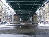 Winter in Berlin, Germany: Snow Covered Roads (001)