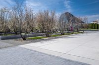 Winter City Residential Area Architecture