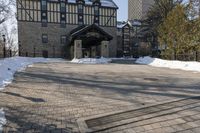 Winter Cityscape in Toronto, Canada