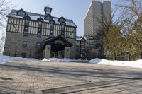 Winter Cityscape in Toronto, Canada