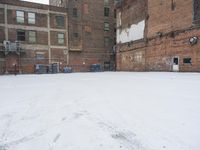 Winter Day in Detroit's Urban Landscape